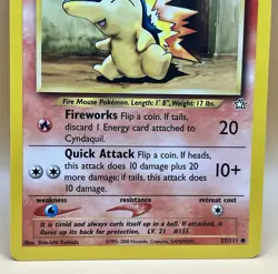 Cyndaquil 57/111 – Neo Genesis (Common) - LP+ - WOTC Vintage 2000 Pokemon TCG - Image 3