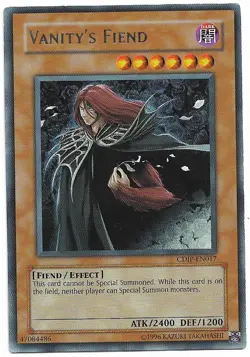 Vanity's Fiend [1st Edition] CDIP-EN017 YuGiOh Cyberdark Impact - Image 1