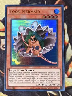 Yugioh: Toon Mermaid - SRL-EN072 - Ultra Rare - Unlimited - NM 25th Anniversary - Image 1