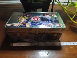Lot x2 EMPTY Yugioh Tins Only; Pharaoh's Gods 2022 & Dueling Mirrors 25th Aniv. - Image 2