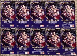 One Piece TCG The Azure Sea’s Seven OP-14 Sleeved Booster Pack Lot Of 10 Sealed - Image 1