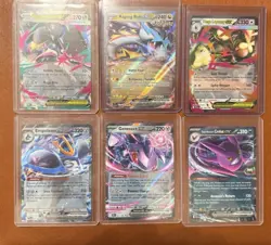 Pokemon EX Full Art Holo Card Lot Mega Mawile, Raging Bolt, Lopunny 6 Cards - Image 1