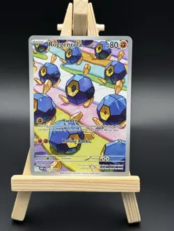 Pokemon TCG Roggenrola Card 127/086 Illustration Rare White Flare - Image 1