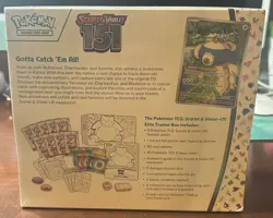 Pokemon 151 ETB Scarlet & Violet Elite Trainer Box TCG Cards, Sealed 820650853159 - Image 2