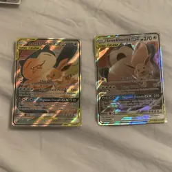 Pokemon Eevee & Snorlax GX TAG TEAM Holo Card Lot 5 Nintendo English 2019 - Image 3