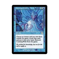 WotC MtG Judgment Cunning Wish (R) EX - Image 1