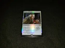 MTG 1x Throne of Eldraine Stamped Promo LP Spanish FOIL Smothering Tithe - Image 1