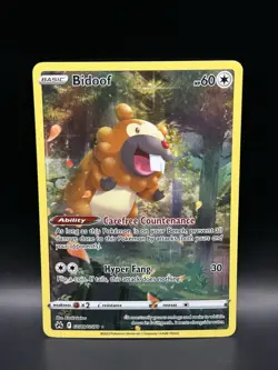 Bidoof GG29/GG70 - Pokemon Crown Zenith Galarian Gallery Card - NM - Image 1
