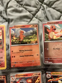 Pokemon Charizard Evolution Lot – Charmander Charmeleon Charizard ex Mega EX - Image 3