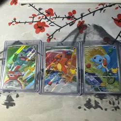 Pokemon First Partner Illustration MEP Bulbasaur Charmander Squirtle 037 038 039 - Image 1