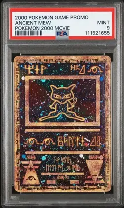 2000 POKEMON GAME MOVIE POKEMON 2000 MOVIE ANCIENT MEW PSA 9 - Image 1