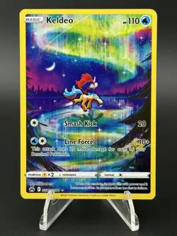 Pokemon Keldeo Ultra Rare Holo Crown Zenith: Galarian Gallery GG07/GG70 NM - Image 1