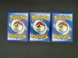 Pokemon First Partner Illustration Collection Kanto Set (3 Cards) Series 1 Gen 1 - Image 2