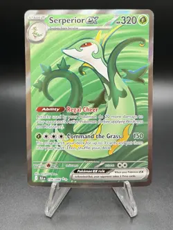 Pokemon TCG Serperior EX 156/086 Full Art Ultra Rare Holo Black Bolt - Image 1