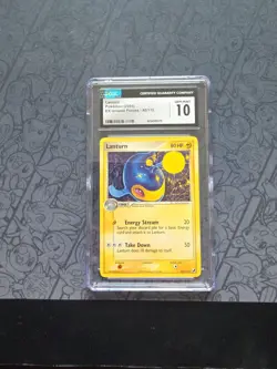 GEM MINT Pokemon: Lanturn #40/115 EX Unseen Forces Rare Non-holo - CGC 10 - B115 - Image 1
