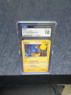 GEM MINT Pokemon: Lanturn #40/115 EX Unseen Forces Rare Non-holo - CGC 10 - B115 - Image 4