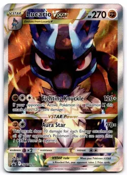 Lucario VSTAR SWSH291 Holo Promo Sword & Shield Promo Pokemon Holo Near Mint - Image 1