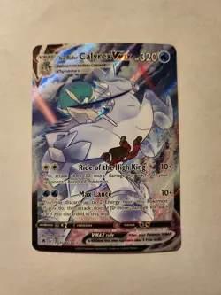 Pokemon Ice Rider Calyrex VMAX TG15/TG30 Ultra Rare Holo Astral Radiance - Image 1