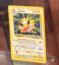 Pokemon TCG Jolteon Jungle 4/64 Holo Unlimited Holo Rare Holographic - Image 4