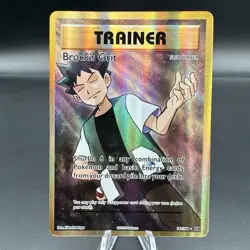Pokemon Brock's Grit Full Art Ultra Rare Trainer Evolutions Holo 107/108 NM - Image 1