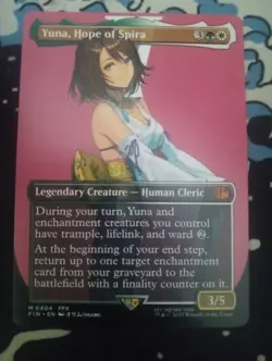 Yuna, Hope of Spira (Borderless) Final Fantasy MTG Magic the Gathering Nonfoil - Image 1