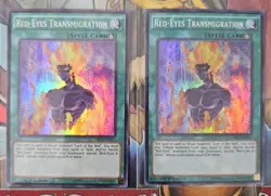 Yu-Gi-Oh! TCG 2x Red-Eyes Transmigration DRL2-EN017 1st Edition Super Rare - Image 2
