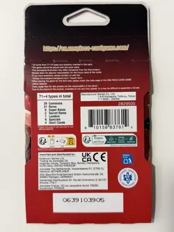 (HEAVY)🔥One Piece Heroines Edition EB 03 Sleeved Booster Pack (Factory Sealed) - Image 3