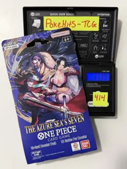 (HEAVY)🔥One Piece The Azure Sea’s Seven OP14-EB04 Sleeved Booster Pack - Image 1