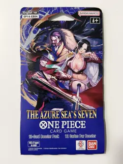 (HEAVY)🔥One Piece The Azure Sea’s Seven OP14-EB04 Sleeved Booster Pack - Image 2