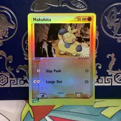 Makuhita 57/109 Ex Ruby Sapphire Reverse Holo Vintage Pokemon TCG Card NM/LP - Image 1