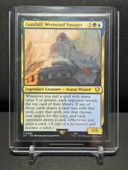 Gandalf, Westward Voyager MTG Magic 2023 The Lord of the Rings Commander NM - Image 1