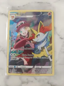 Braixen TG01/TG30 Ultra Rare Silver Tempest Trainer Gallery Pokemon Card - Image 1