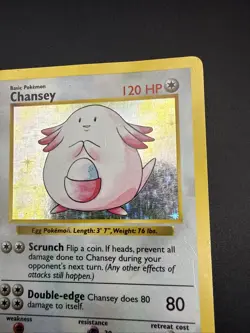 Chansey 3/102 Holo 1999 WOTC Pokemon TCG Base Set Unlimited Rare Card - Image 5