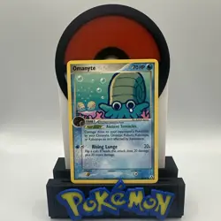 Pokemon Omanyte 60/92 Non-Holo Legend Maker 2006 Card NM - Image 1