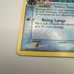 Pokemon Omanyte 60/92 Non-Holo Legend Maker 2006 Card NM - Image 3