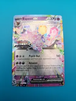 Espeon ex - (Prismatic Evolutions Stamp) 034/131 Miscellaneous Cards & Products - Image 1