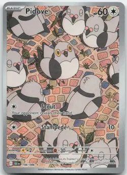 Pidove 148/086 SV: Black Bolt Pokemon Card NM - Image 1