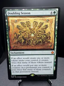 MTG Foundations Doubling Season Mythic Regular NM - Image 1