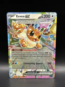 Eevee ex 075/131 - Pokemon Prismatic Evolutions Card - NM - Image 1