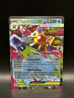 Mega Starmie ex 021/088 - Pokemon Perfect Order Card - NM - Image 1