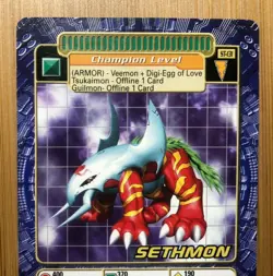 Bandai Digimon Trading Card Game ST-131 Sethmon Street Starter 3 Set Digi-Battle - Image 2