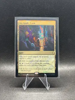 Big Apple, 3 a.m. (Surge Foil) 42R Commander: Teenage Mutant Ninja Turtles NM - Image 1