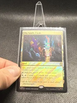 Big Apple, 3 a.m. (Surge Foil) 42R Commander: Teenage Mutant Ninja Turtles NM - Image 2