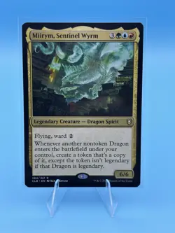 Miirym Sentinel Wyrm Baldur's Gate Rare Red Blue Green 284 2022 MTG - Image 1