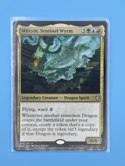 Miirym Sentinel Wyrm Baldur's Gate Rare Red Blue Green 284 2022 MTG - Image 3