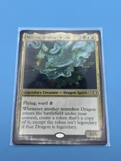 Miirym Sentinel Wyrm Baldur's Gate Rare Red Blue Green 284 2022 MTG - Image 5