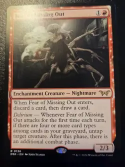 Fear Of Missing Out 0136 Rare Duskmourn: House Of Horror Magic: The Gathering - Image 1
