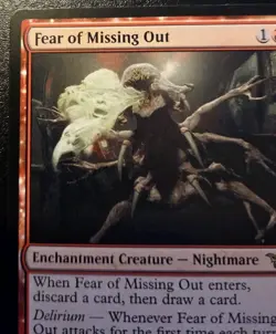 Fear Of Missing Out 0136 Rare Duskmourn: House Of Horror Magic: The Gathering - Image 2