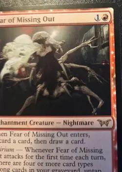 Fear Of Missing Out 0136 Rare Duskmourn: House Of Horror Magic: The Gathering - Image 3