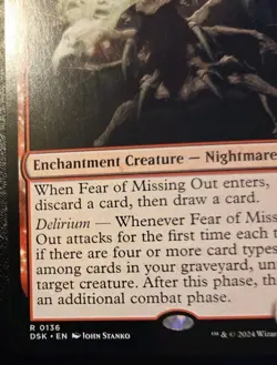 Fear Of Missing Out 0136 Rare Duskmourn: House Of Horror Magic: The Gathering - Image 4